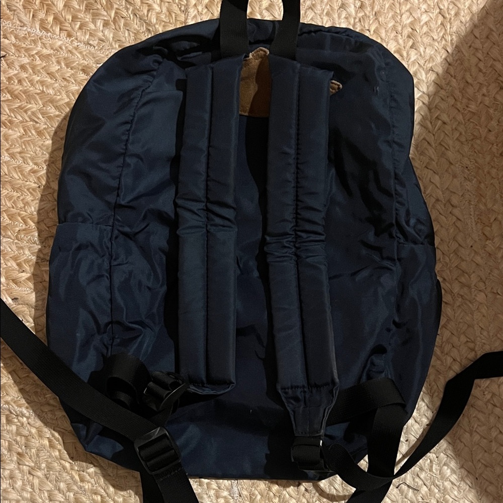 Herve Chapelier navy blue nylon backpack - Picture 3 of 6